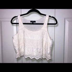 NWOT- CROTCHET CROP TOP